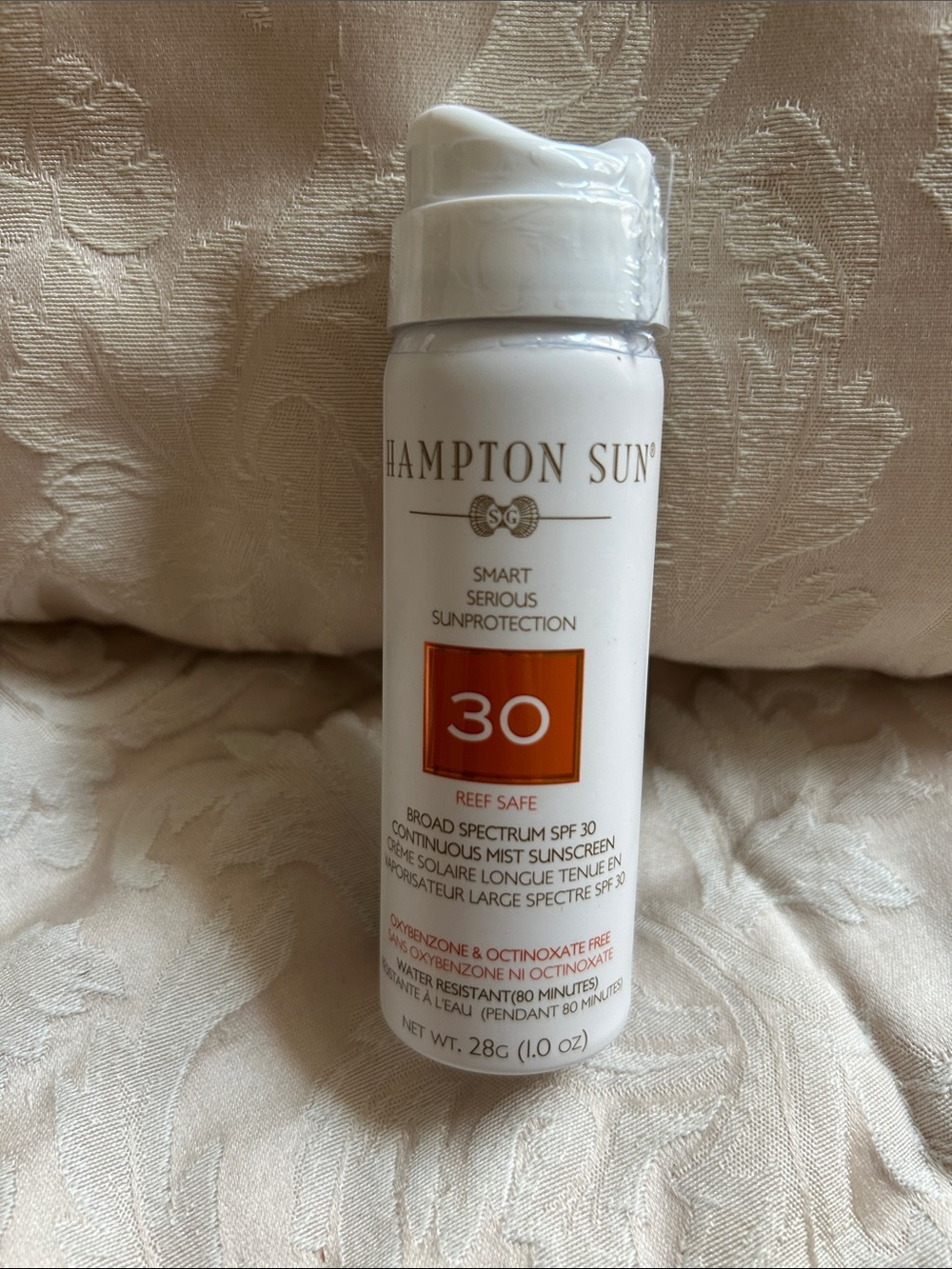Hampton Sun SPF 30 Continuous Mist Sunscreen Travel Size 1 oz